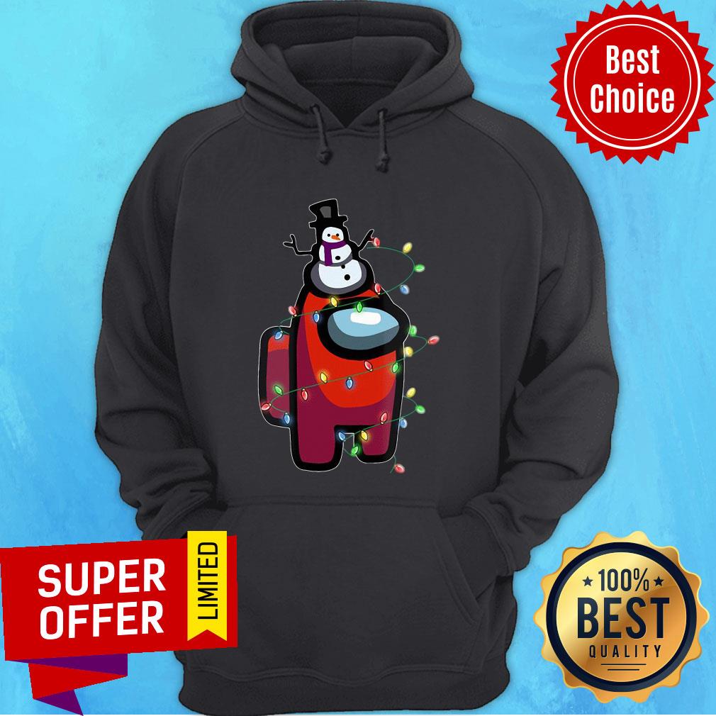Awesome Christmas Santa Among Us Character Shirt - Image 2