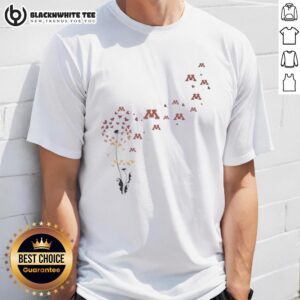 Nice Dandelion Flower University Of Minnesota Football Logo T-Shirt
