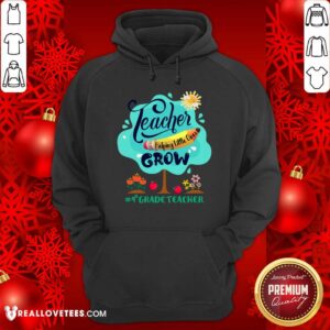 Alternative view of Teacher Helping Little Ones 4th Grade Teacher Shirt