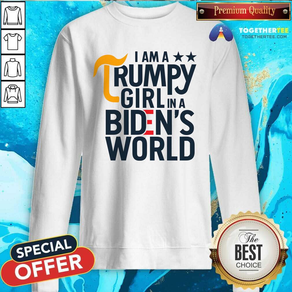 Official Trump Girl In Biden's World The Vision For 2024 T-Shirt - Image 4