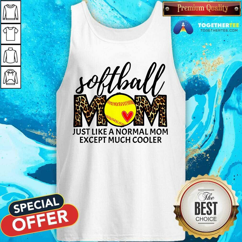 Softball Mom Except Much Cooler Leopard Shirt - Image 4