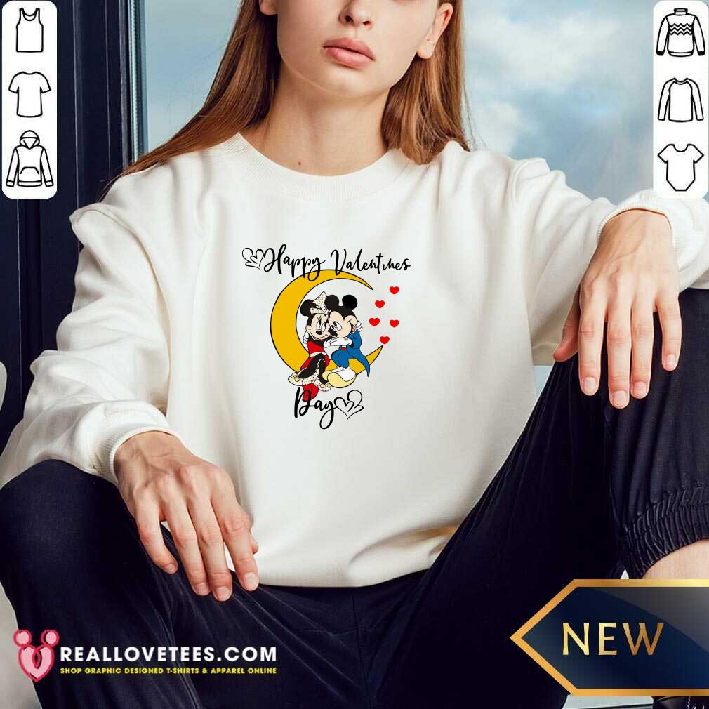 Vip Mickey Mouse And Minnie Mouse Happy Valentines Day Valentine’s Day Shirt - Image 3