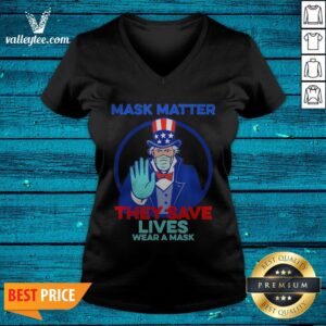 Alternative view of Joe Biden Mask Matter They Save Lives Wear a Mask Shirt