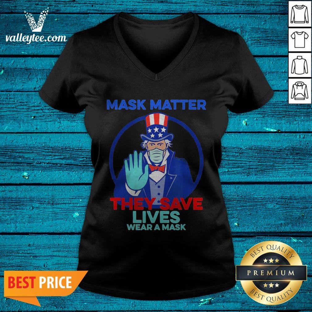 Joe Biden Mask Matter They Save Lives Wear a Mask Shirt - Image 2