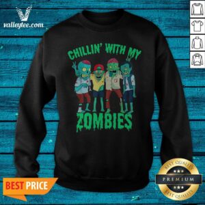 Alternative view of Official Chillin With My Zombie's Halloween Boys Kids Zombie Shirt