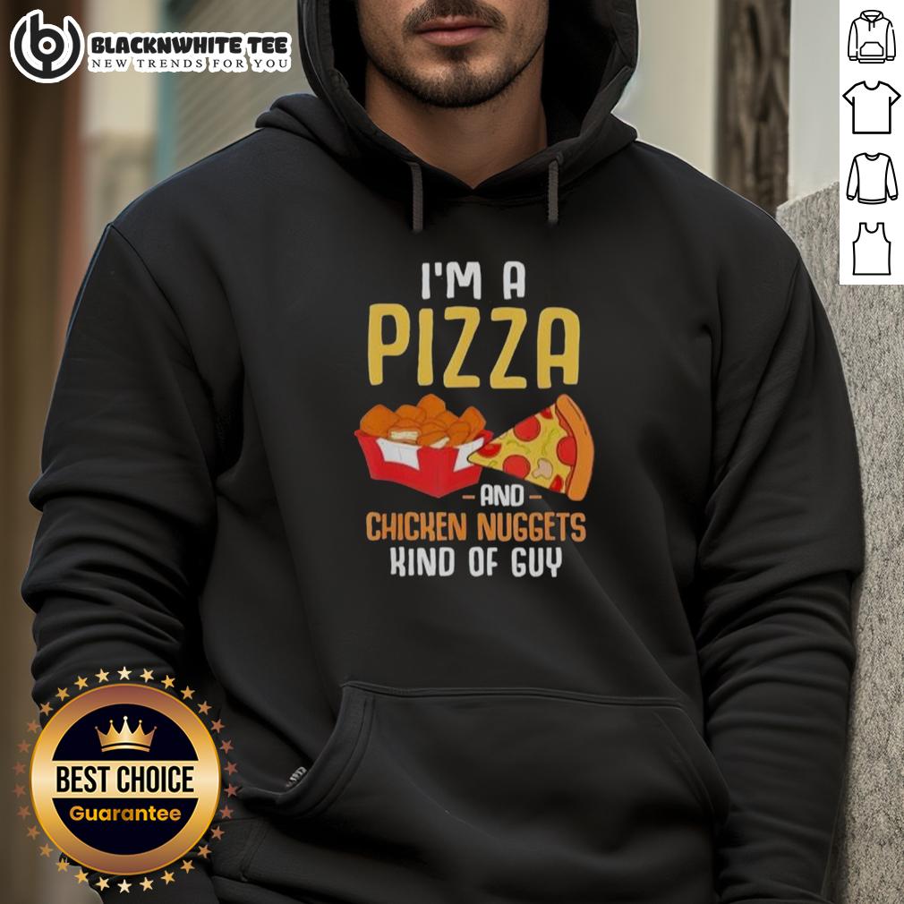 Original Fast Food Pizza Lover Foodie Men Funny Chicken Nuggets T-Shirt - Image 2