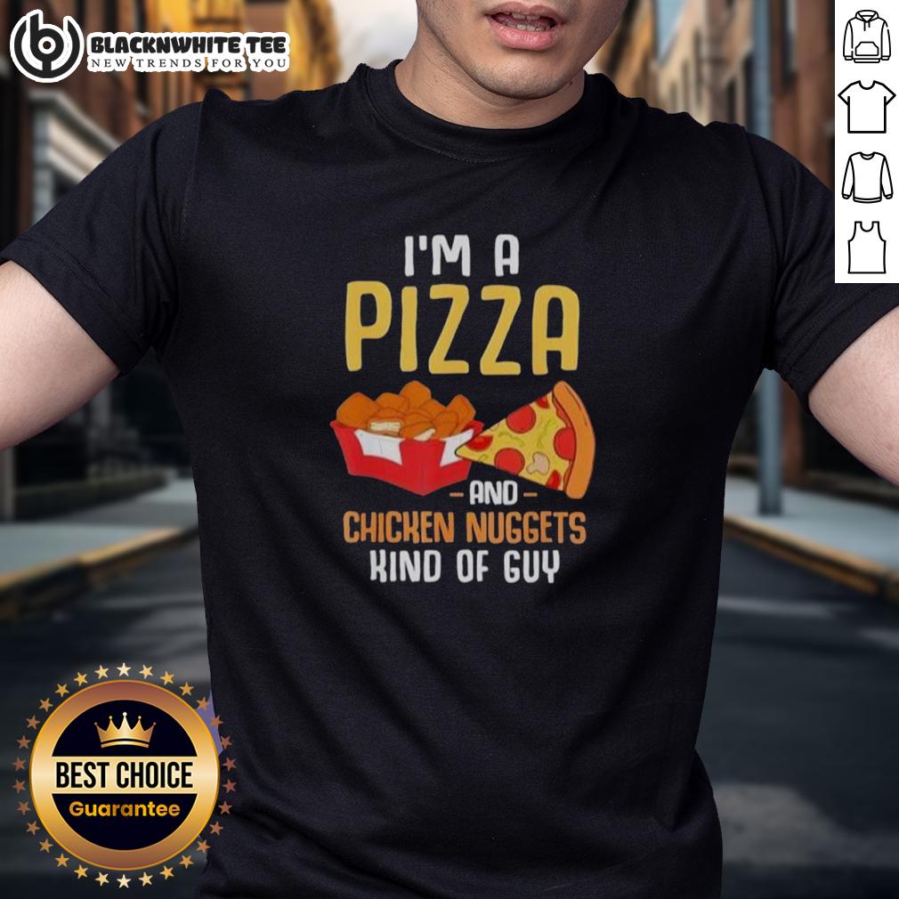 Original Fast Food Pizza Lover Foodie Men Funny Chicken Nuggets T-Shirt