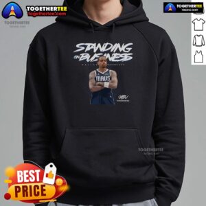 Alternative view of Top Dallas Mavericks PJ Washington Standing On Business Signature T-Shirt