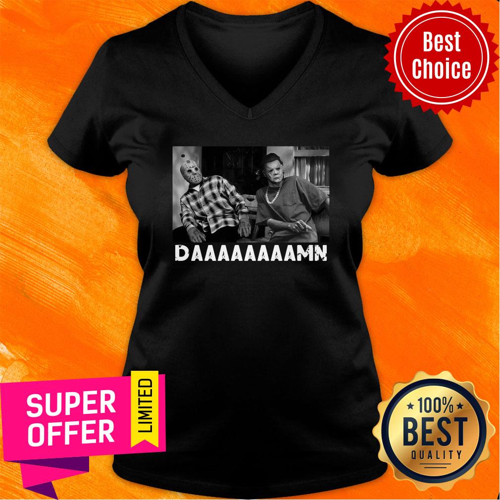 Jason Voorhees And Michael Myers Damn Shirt - Image 3
