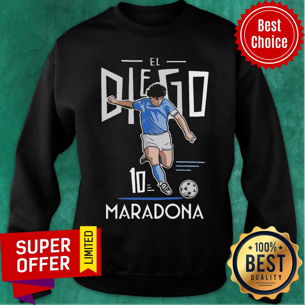 Top RIP Diego Maradona Argentine Soccer Legend T-Shirt Genius Football Legend Shirt - Image 5