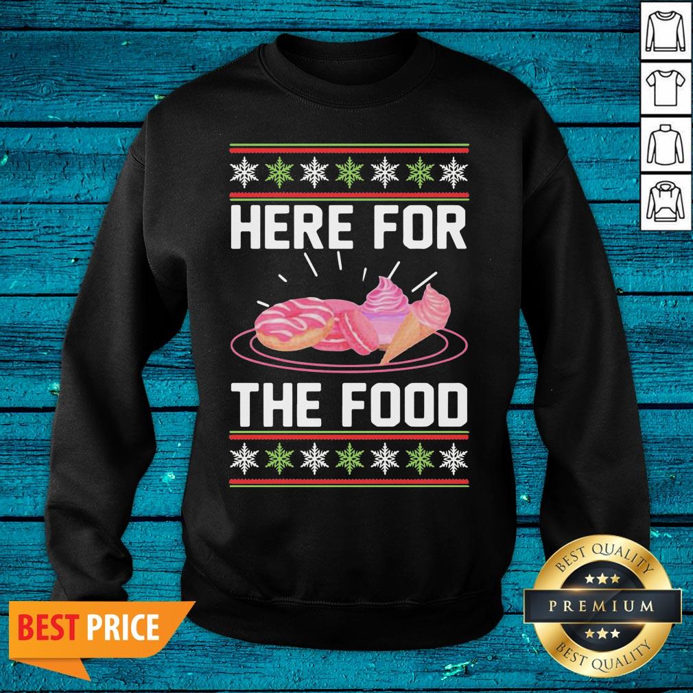 Premium Here Food Ugly Christmas Shirt - Image 5