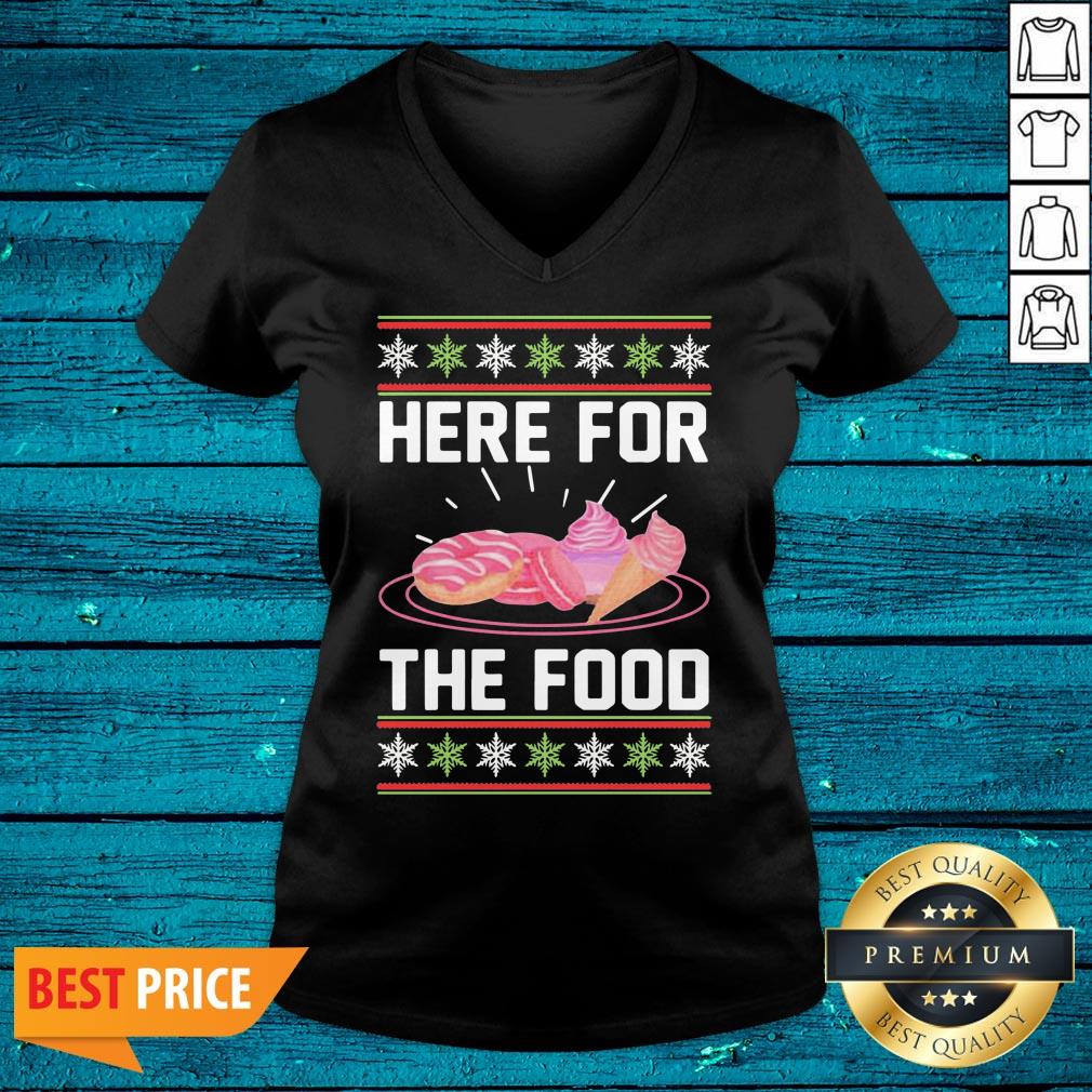 Premium Here Food Ugly Christmas Shirt - Image 3