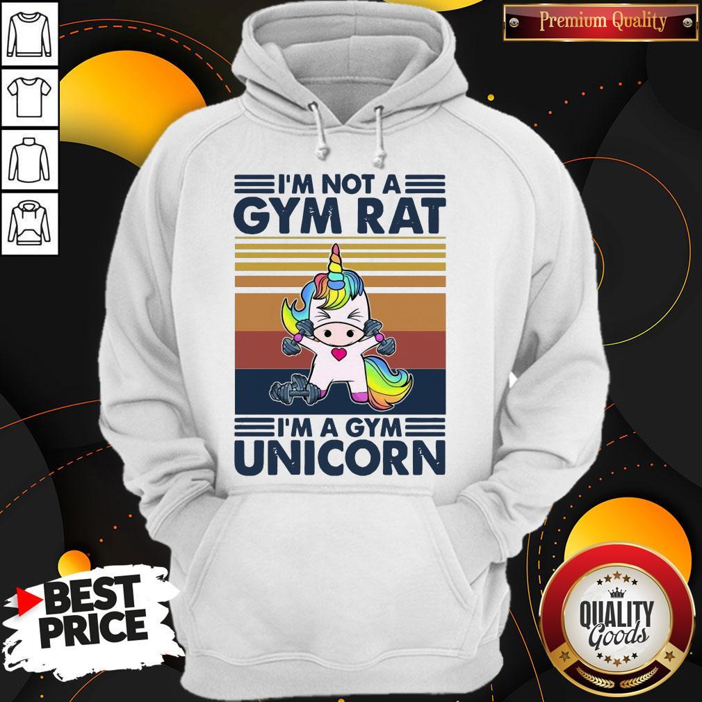 I'm Not A Gym Rat I'm A Gym Unicorn Shirt - Image 2