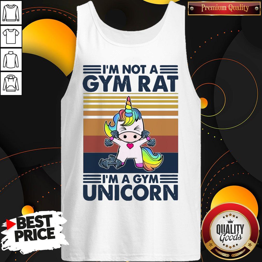 I'm Not A Gym Rat I'm A Gym Unicorn Shirt - Image 4