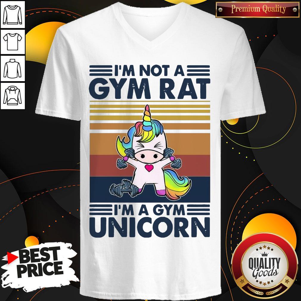 I'm Not A Gym Rat I'm A Gym Unicorn Shirt - Image 3