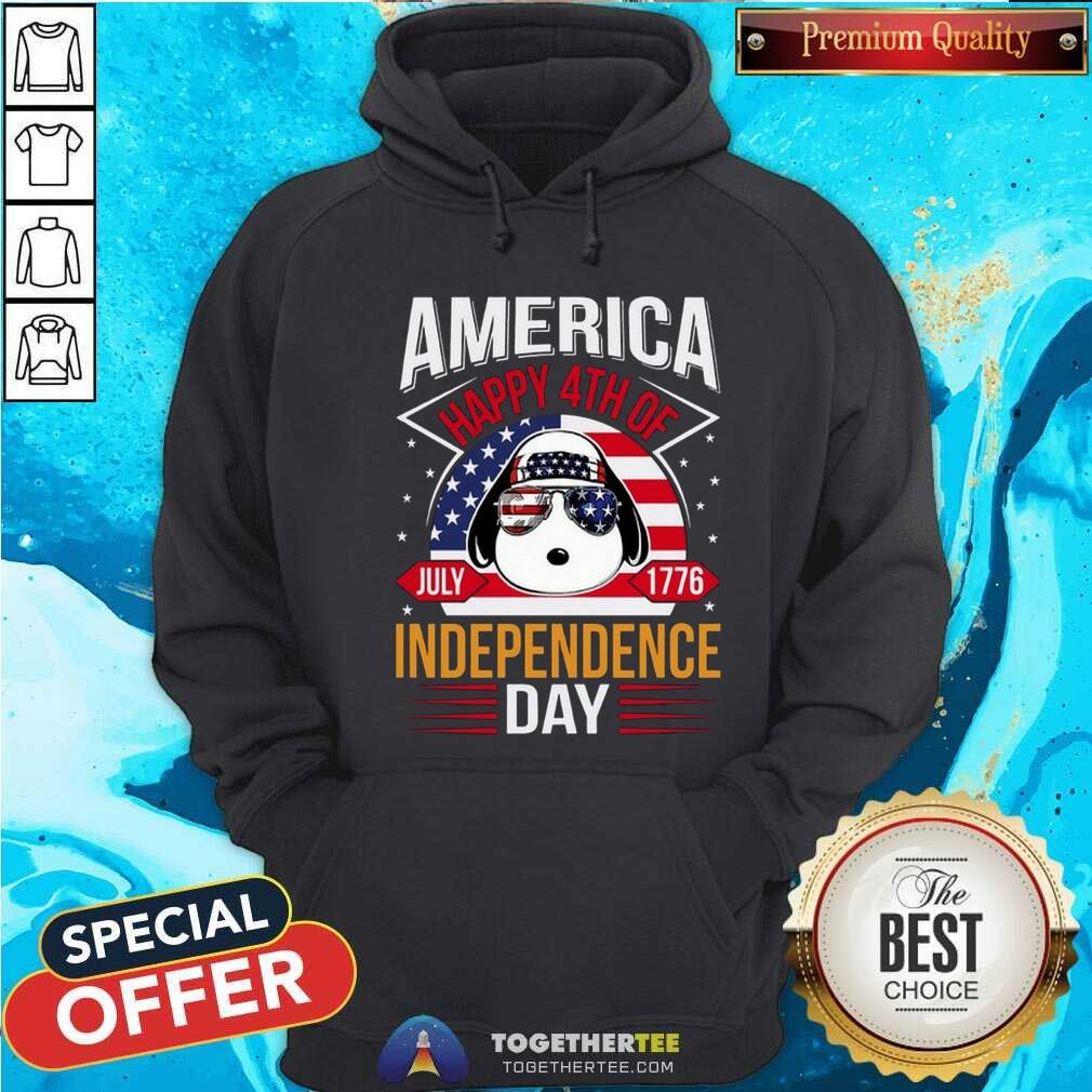 Nice Snoopy America Independence Day Happy 4th Of July T-Shirt - Image 3