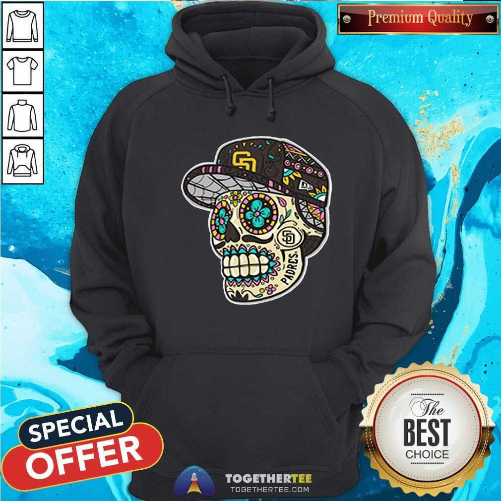 Official San Diego Padres New Era Sugar Skulls T-Shirt - Image 2