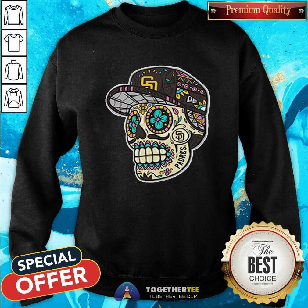 Official San Diego Padres New Era Sugar Skulls T-Shirt - Image 5
