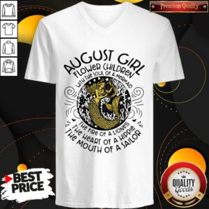 Alternative view of Hot August Girl Flower Children With The Soul Of A Mermaid Shirt