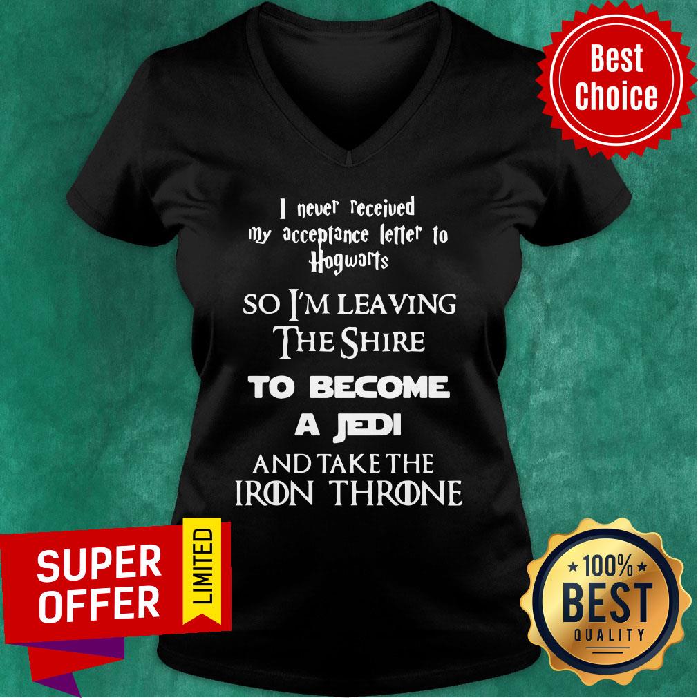 Never Peceived Hogwarts I'm Leaving The Shire Become Jedi Shirt - Image 3