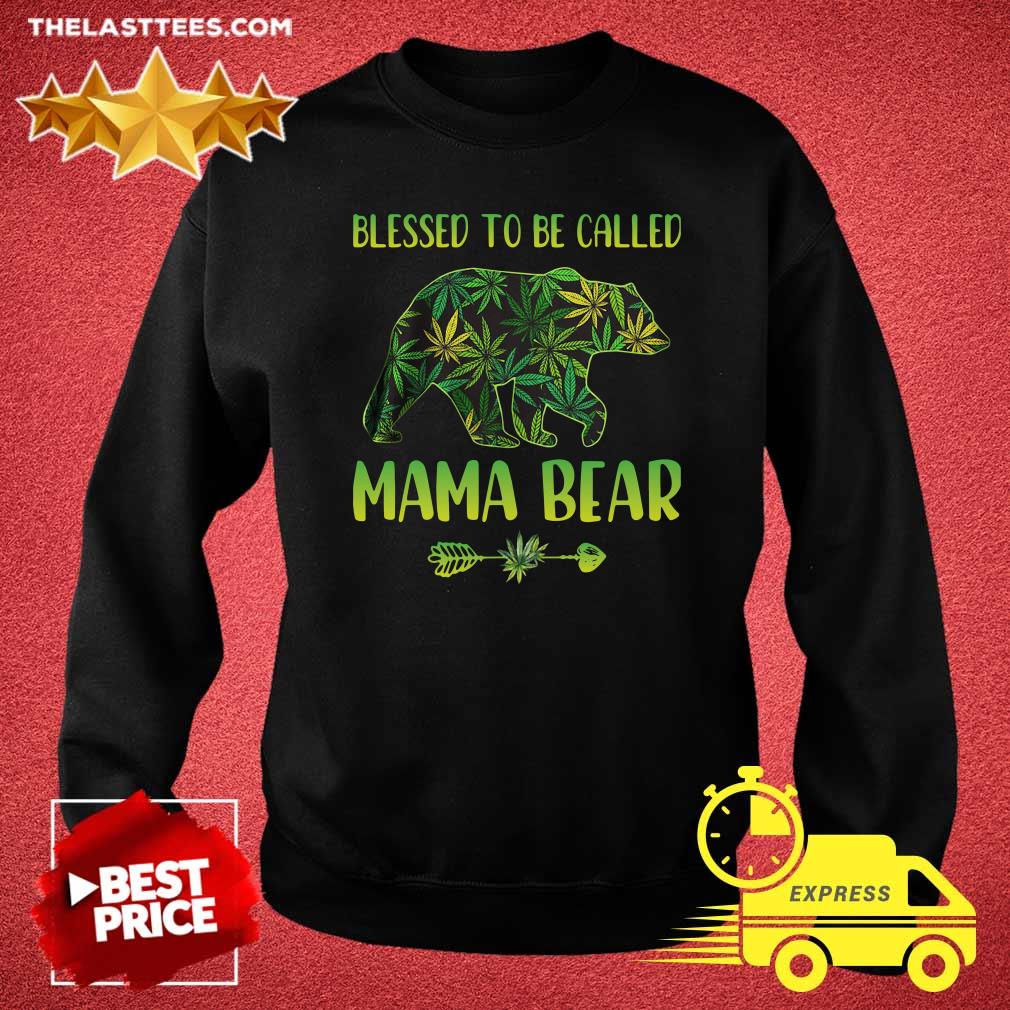 Premium Cannabis Blessed To Be Called Mama Bear Shirt - Image 3