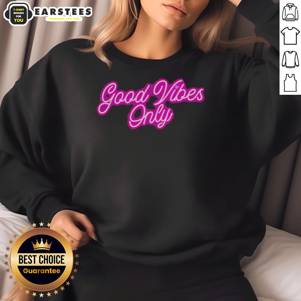 Good Good Vibes Only Purple Neon T-Shirt - Image 5