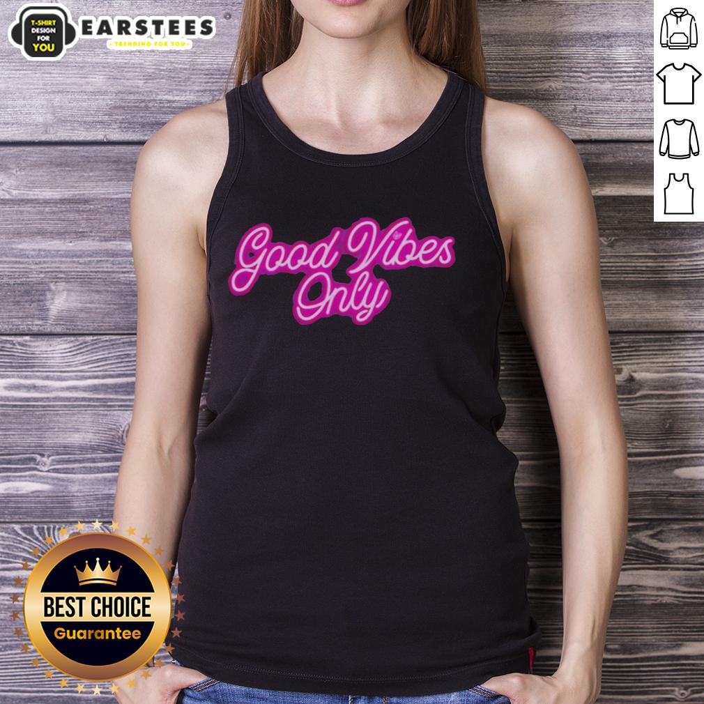 Good Good Vibes Only Purple Neon T-Shirt - Image 4