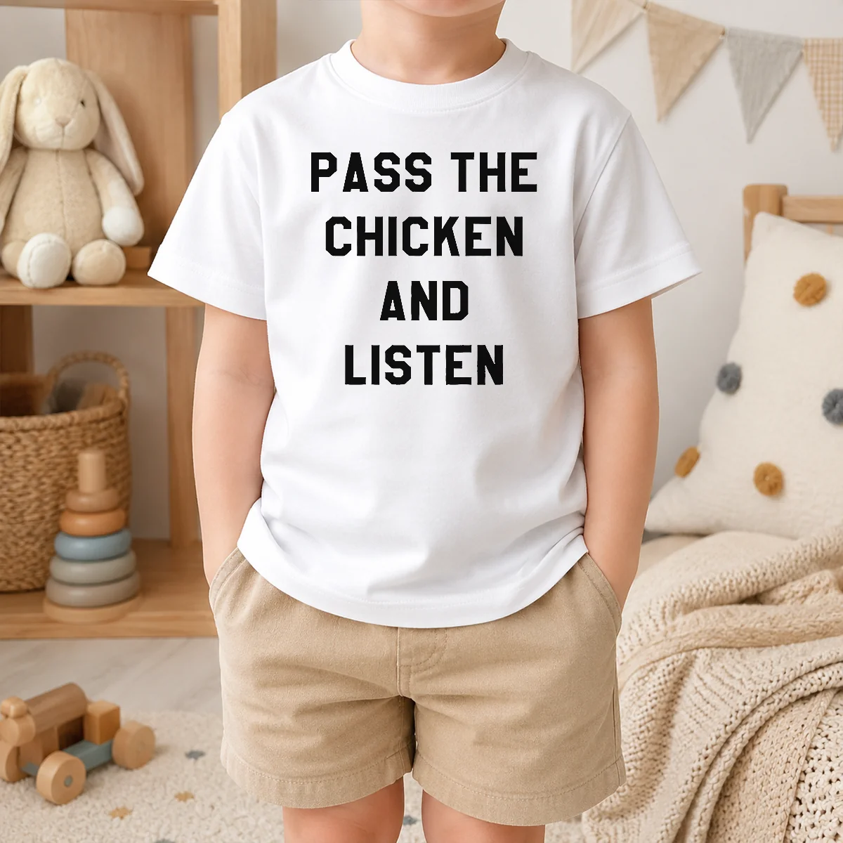 Hot Nice Pass The Chicken And Listen Foodie Shirt - Image 8