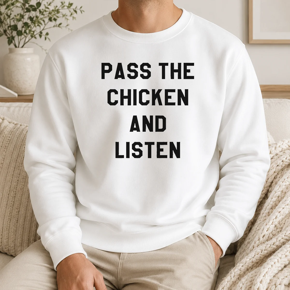Hot Nice Pass The Chicken And Listen Foodie Shirt - Image 6