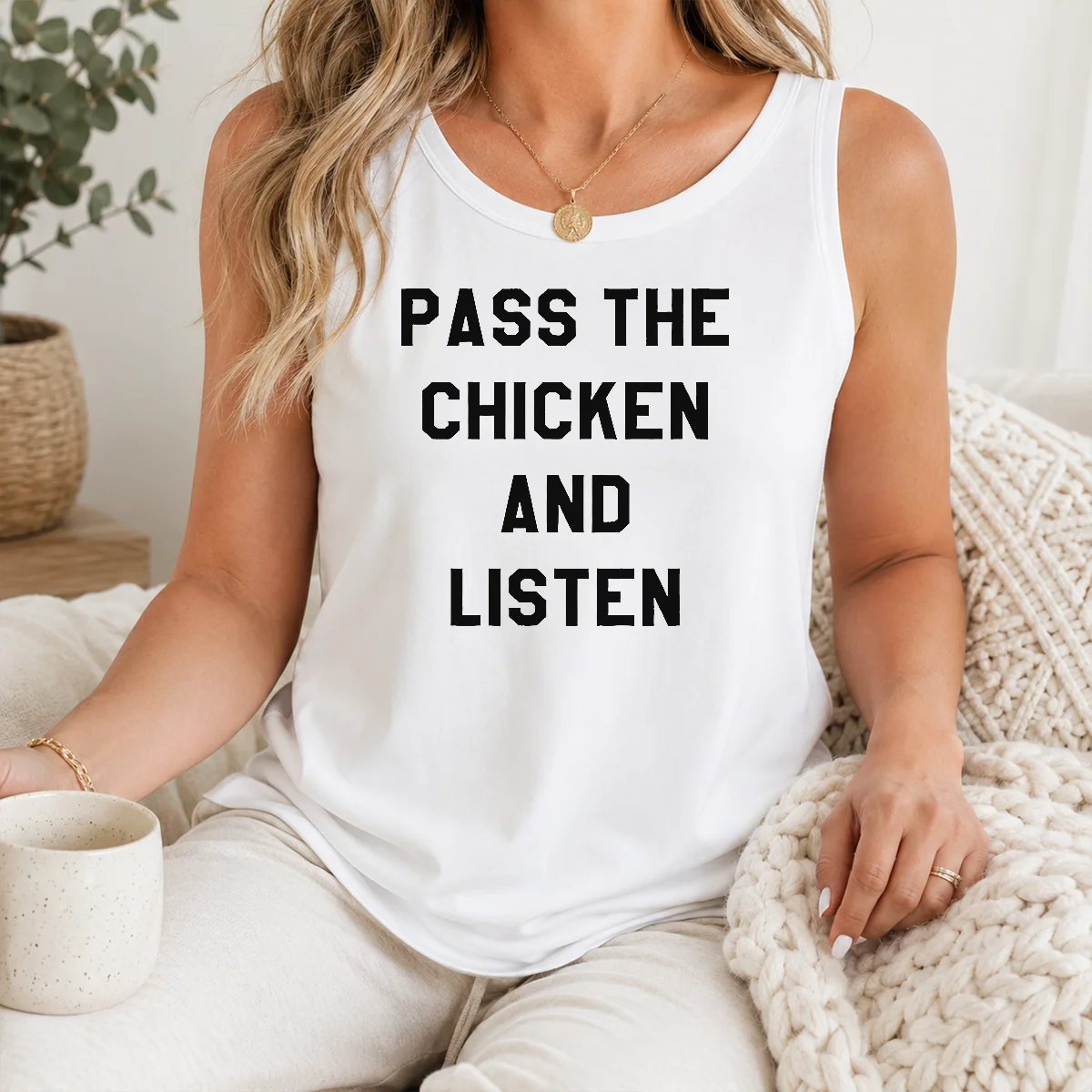 Hot Nice Pass The Chicken And Listen Foodie Shirt - Image 3