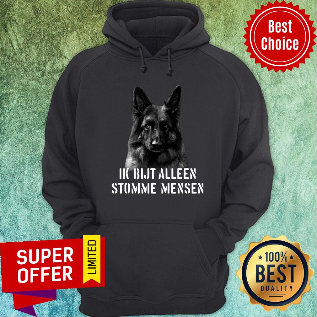 Duitse Herder Ik Bijt Alleen Stomme Mensen Shirt - Image 2
