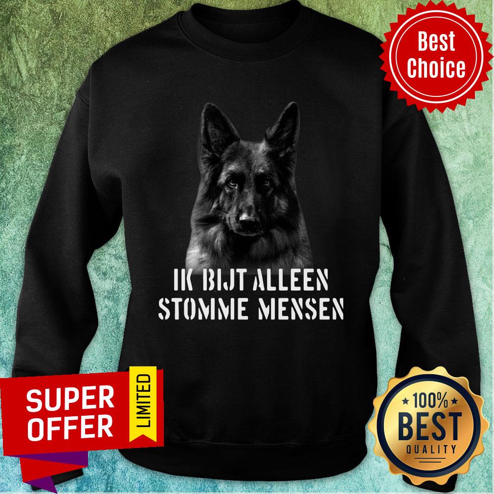 Duitse Herder Ik Bijt Alleen Stomme Mensen Shirt - Image 5