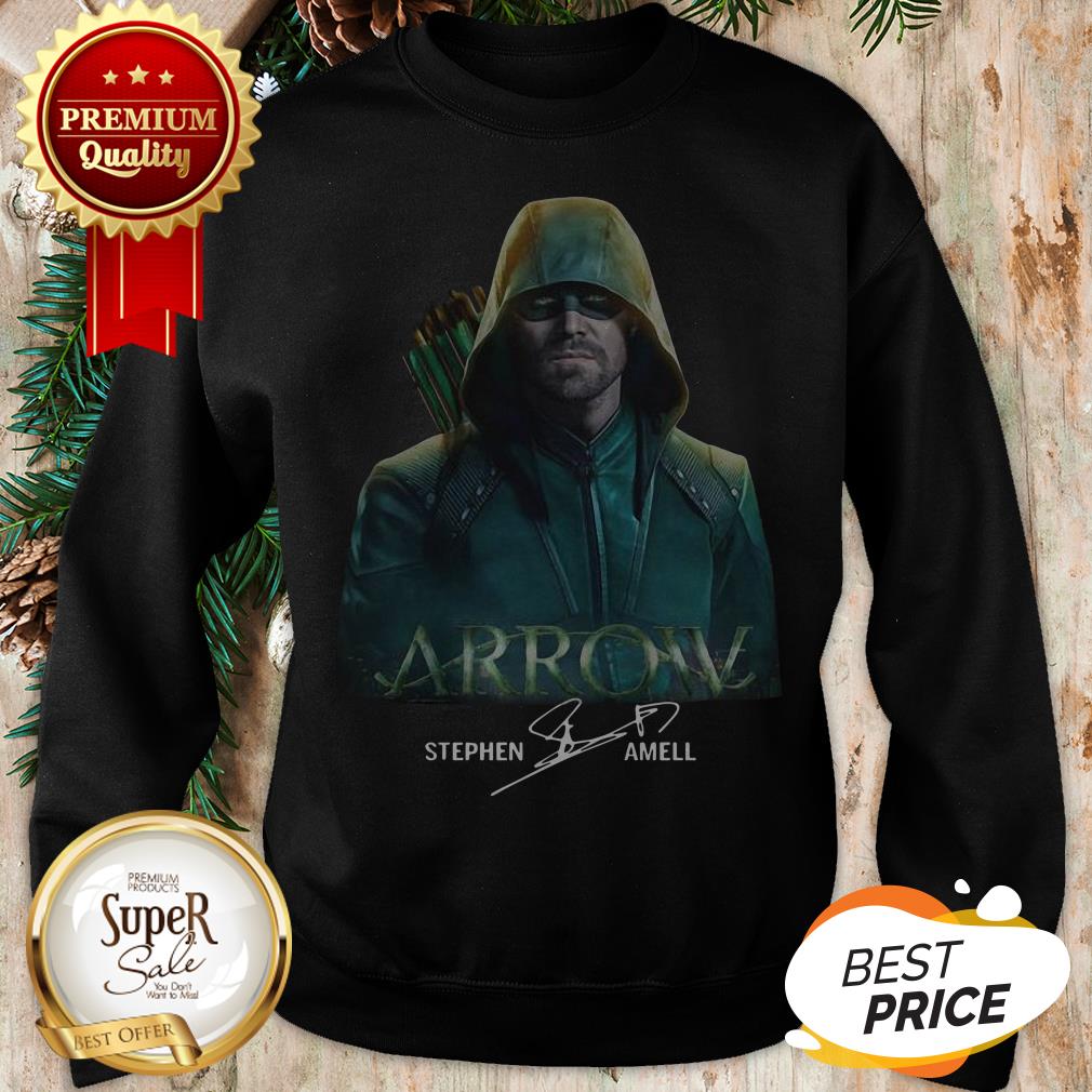 Official Arrow Stephen Amell Signature Shirt - Image 4