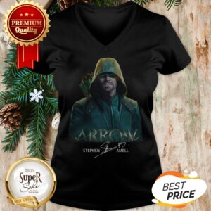 Alternative view of Official Arrow Stephen Amell Signature Shirt