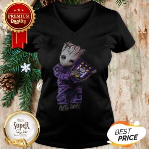 Alternative view of Official Baby Groot hug R.S.C. Anderlecht Shirt