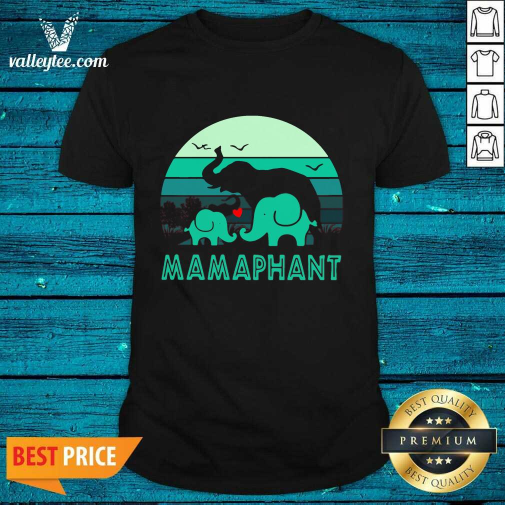 Awesome Elephant Mamaphant Mothers Day Shirt