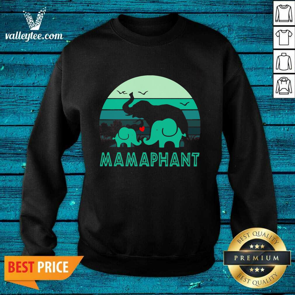 Awesome Elephant Mamaphant Mothers Day Shirt - Image 4