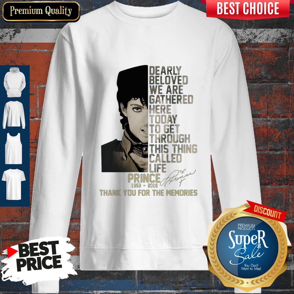 Dearly Beloved We Are Gathered Here Today To Get Through This Thing Called Life Prince Vintage Shirt - Image 4
