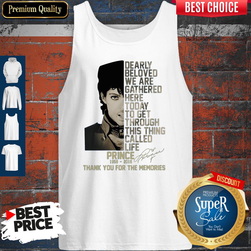 Dearly Beloved We Are Gathered Here Today To Get Through This Thing Called Life Prince Vintage Shirt - Image 3