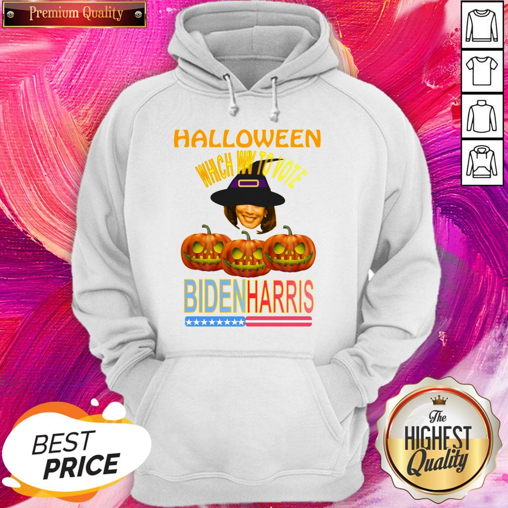 Which Way To Vote Biden Harris Funny Halloween Shirt - Image 5