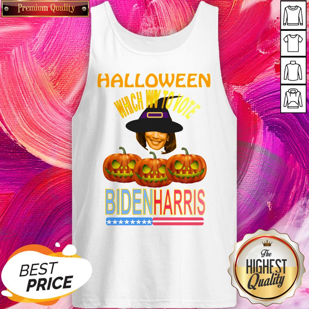 Which Way To Vote Biden Harris Funny Halloween Shirt - Image 3
