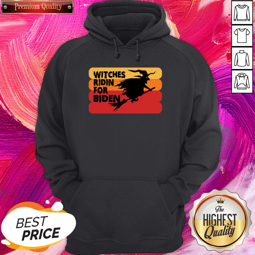 Witches Ridin For Biden Halloween Election 2020 Shirt - Image 5