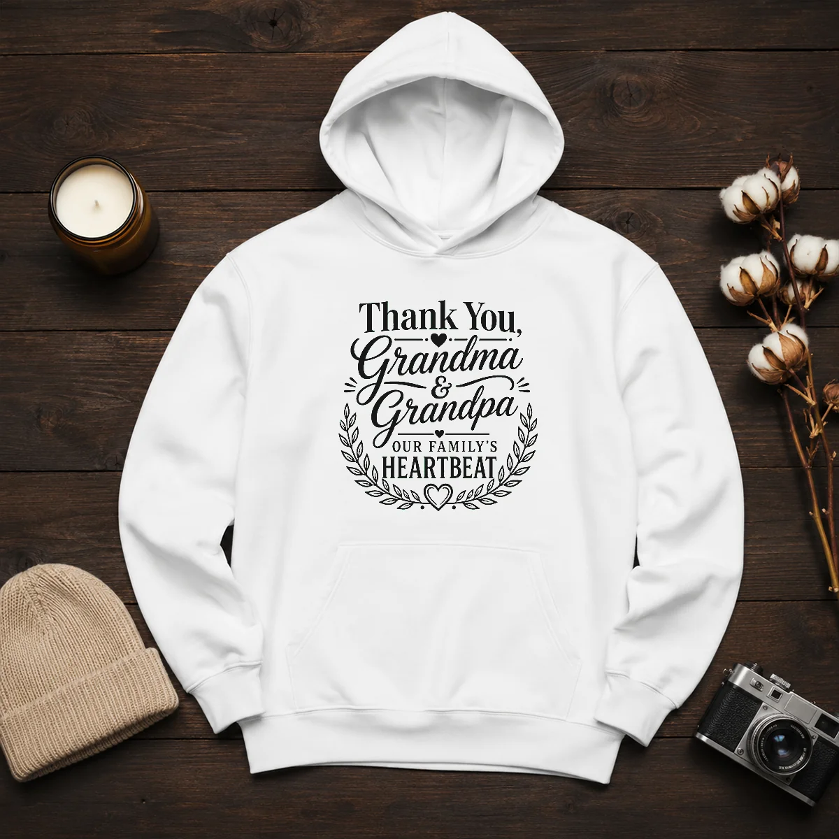 Good Grandparents Day Thank You Line Art For Family Love Shirt - Image 6