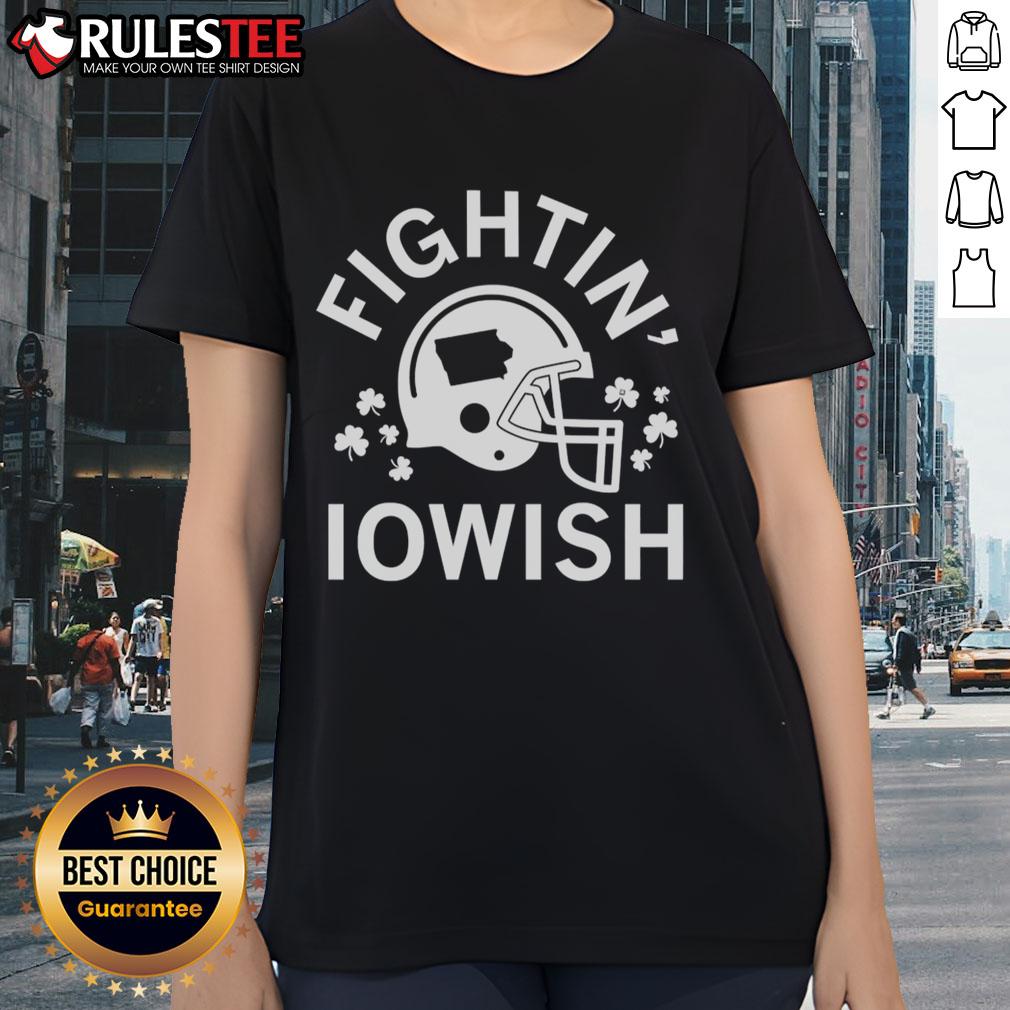 Awesome Fightin' Iowish Helmet T-Shirt - Image 3