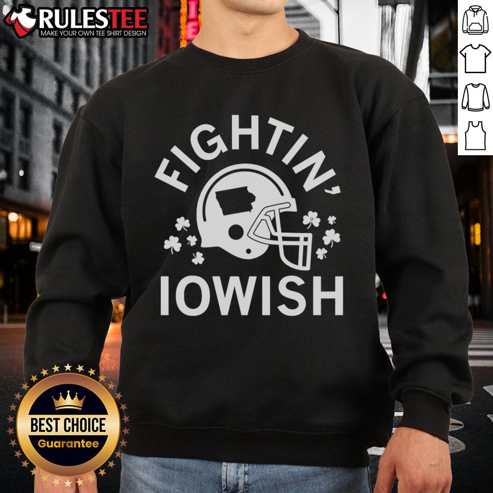 Awesome Fightin' Iowish Helmet T-Shirt - Image 5