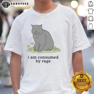 Premium Cat I Am Consumed By Rage T-Shirt