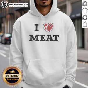 Alternative view of Awesome I Love Meat Funny Shirt