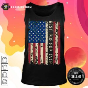Alternative view of Top Best Pop Pop Ever American Flag Vintage Shirt