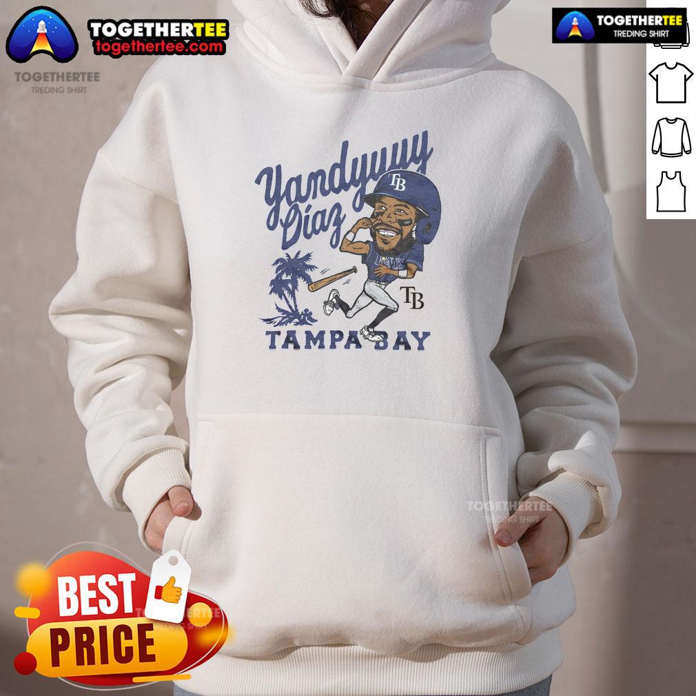 Nice Tampa Bay Rays Yandy Diaz T-Shirt - Image 2
