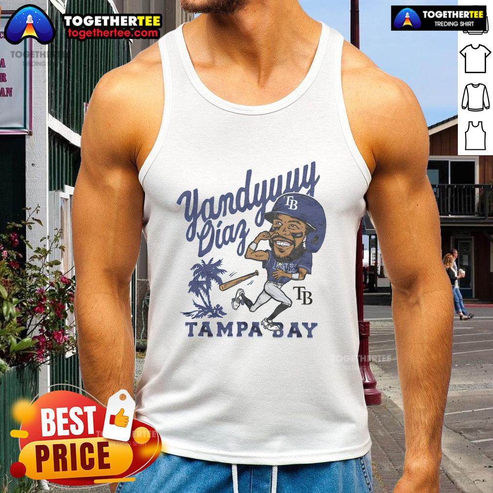 Nice Tampa Bay Rays Yandy Diaz T-Shirt - Image 4